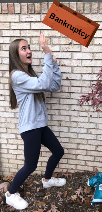 Sophomore Kaitlyn Stievater expresses fear of being trapped in the never-ending cycle of bankruptcy. If she were to take Personal Finance, she could learn the multiple ways of avoiding financial mistakes. 