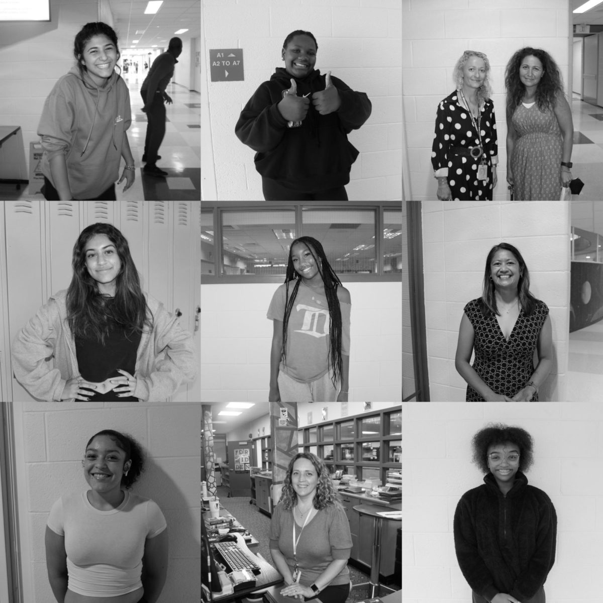 Sylvie Ball photographed a wide range of Groves attendants including staff, students and teachers around the school. The collage of photos is intended to highlight the diversity of the movie, and the Barbie tagline “You Can Be Anything.