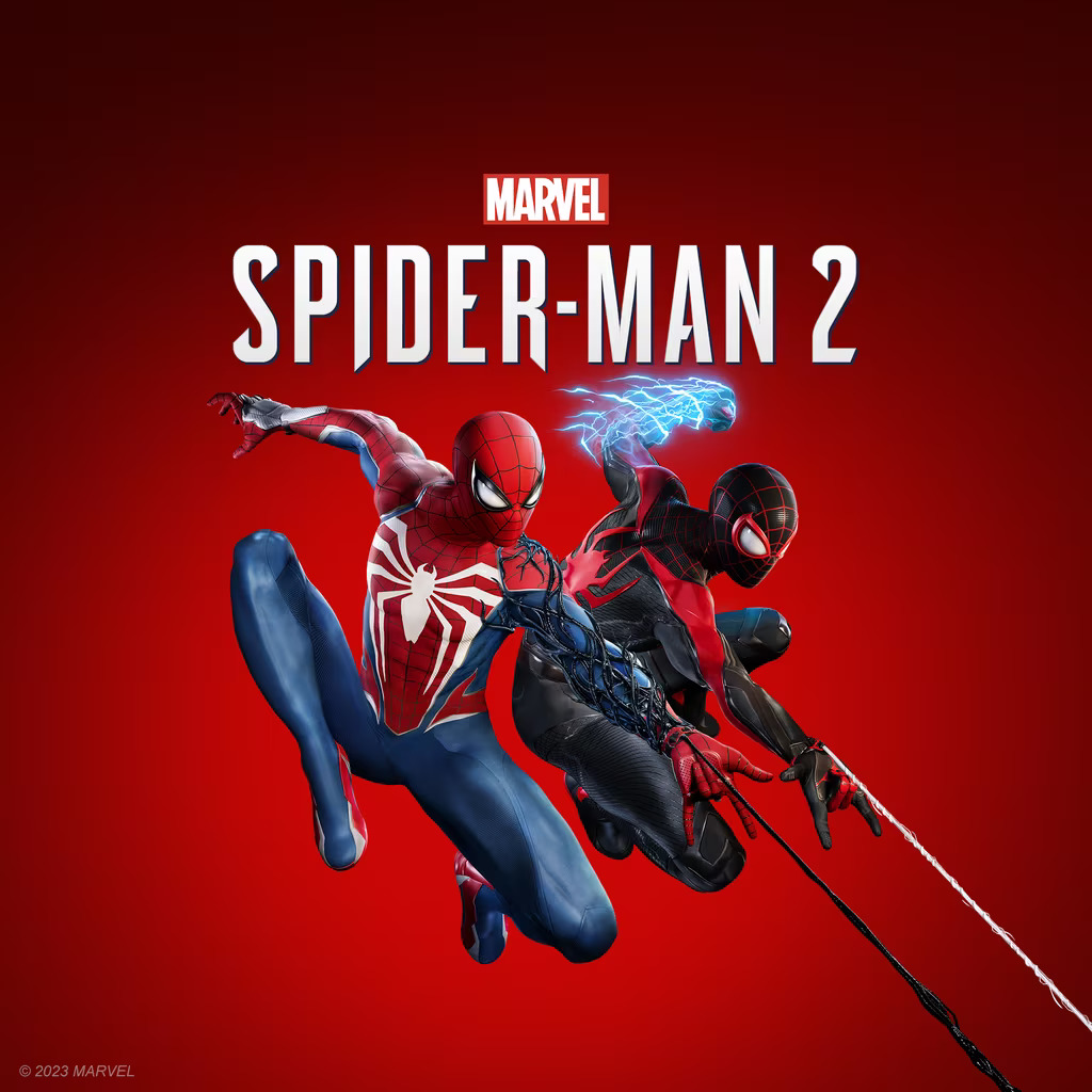 The game logo for the new Spider-Man 2 Game.