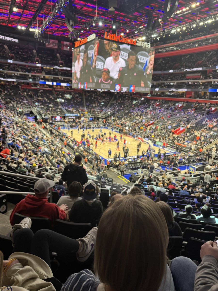 Pregame shot of the OKC Thunder vs the Detroit Pistons regular season matchup on March 15, 2025.