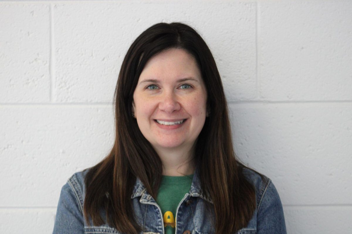Christina Belsky, new counseling department head and NHS sponsor, pictured in the hallway outside the office.