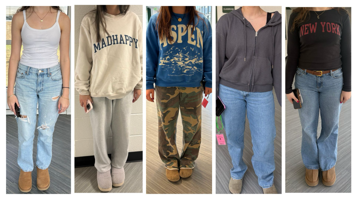 Five Groves students posing to show off their spring style!
